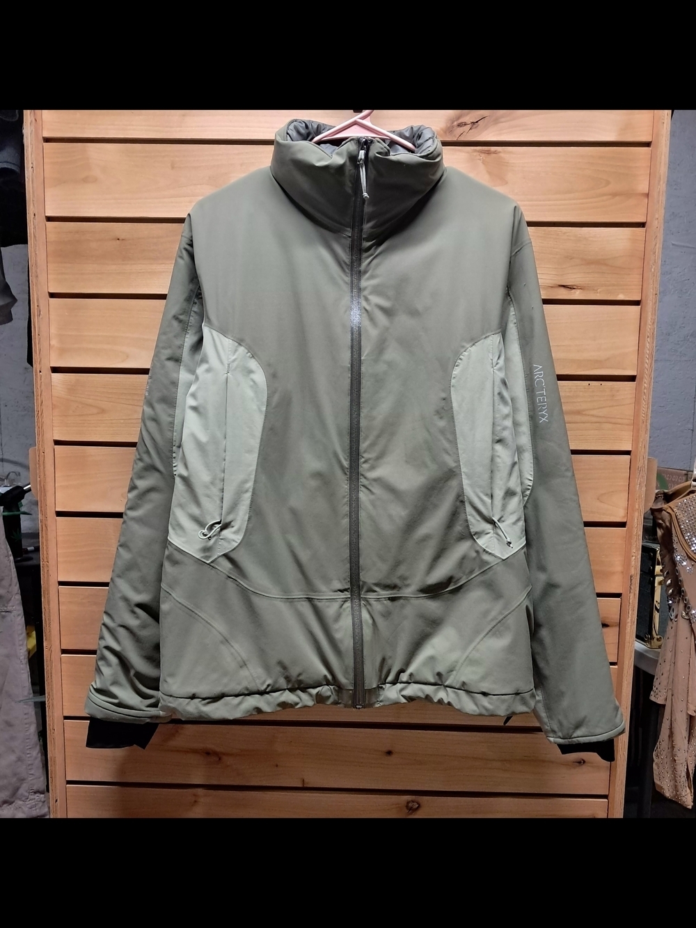 Arc'teryx Mixed-Media Puffer Jacket With Avalanche Rescue System Size L